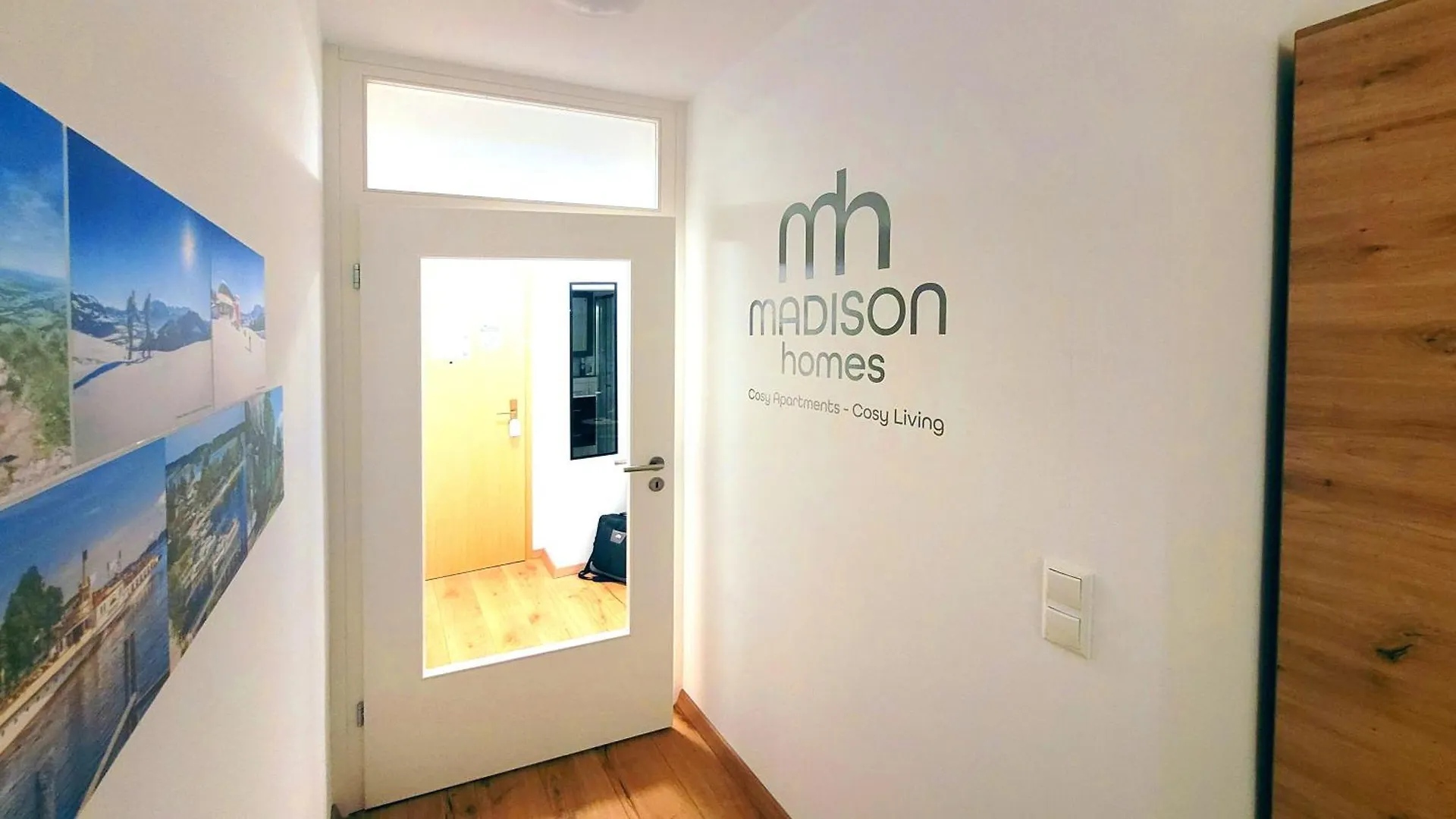 Madison Homes Apartment 50 Qm In Prien Mit Balkon, Bergblick, Parkplatz, Zentral Gelegen
